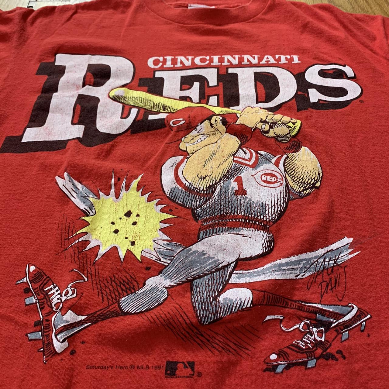 Vintage MLB Cincinnati Reds Looney Tunes Shirt, Cincinnati Reds