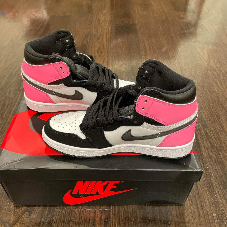 Air jordan 1 retro high sale og pink and black