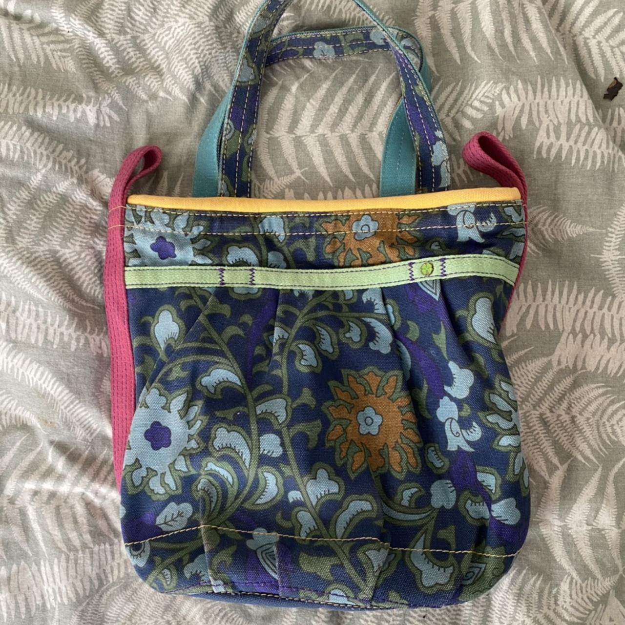 Blue vintage Y2K shoulder tote bag🤩 Bought in the... - Depop