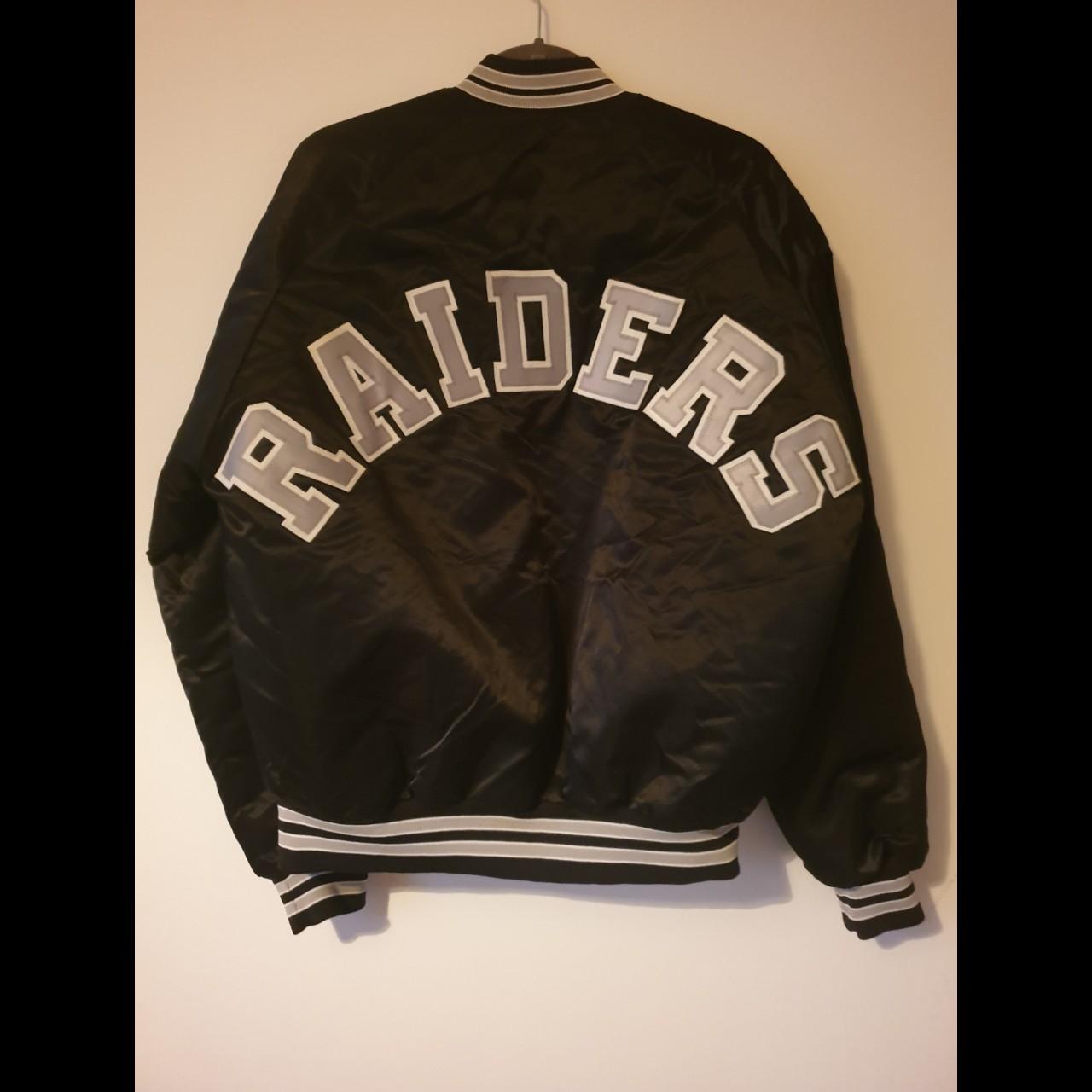 Vintage Reebok Oakland Raiders Puffer Jacket *may - Depop