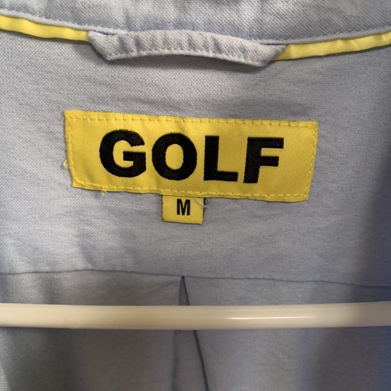Golf Wang Long Sleeve Oxford Button Up - Light Blue,... - Depop