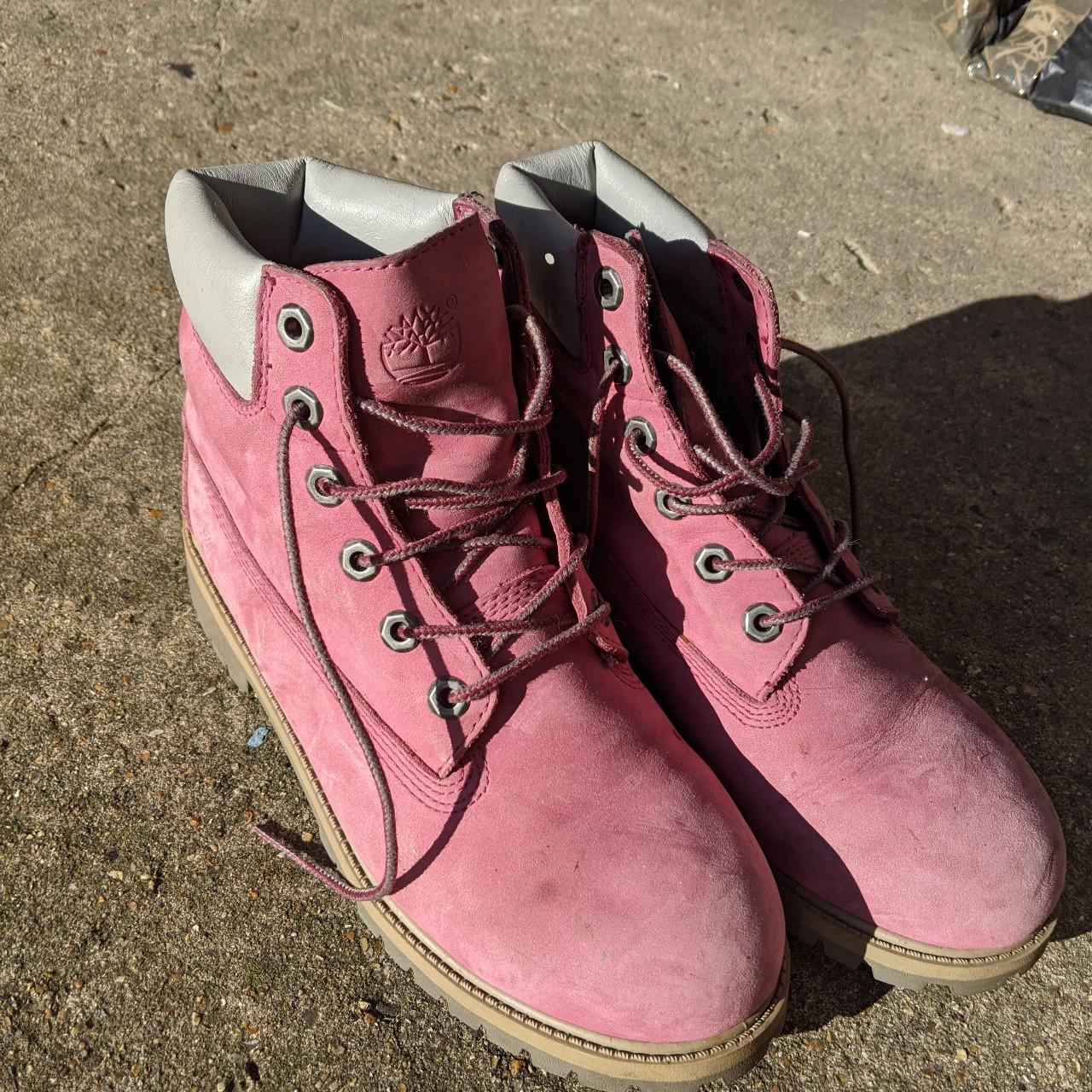 Pink Timberland boots Size UK 5.5 I wear size 7 and