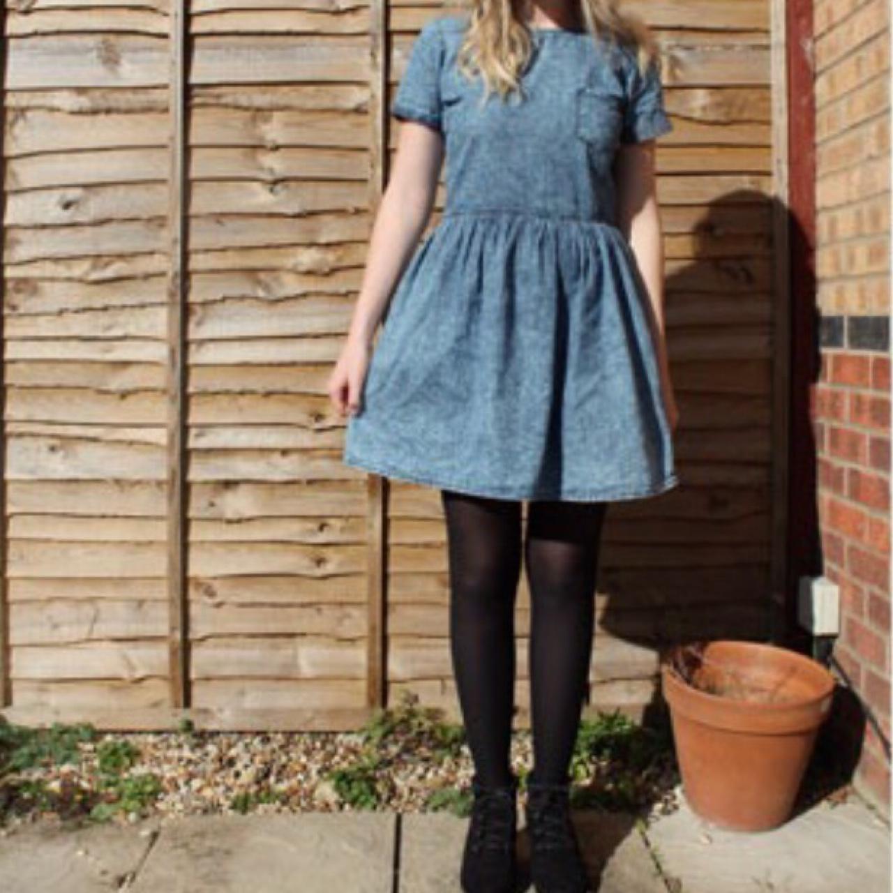 Primark Women's Blue Dress Depop