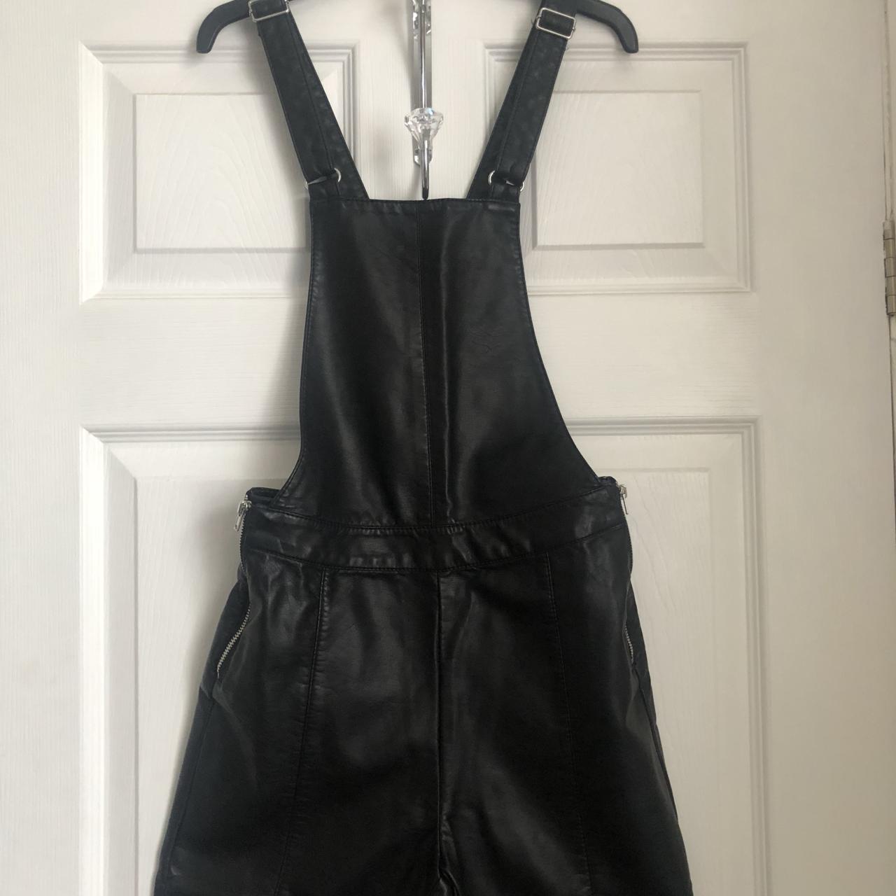 H&m leather dungaree dress best sale