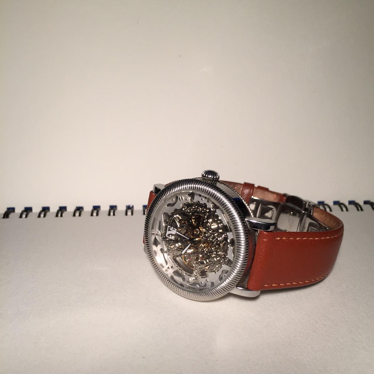 Auguste Galan Skeleton watch barely worn automatic Depop