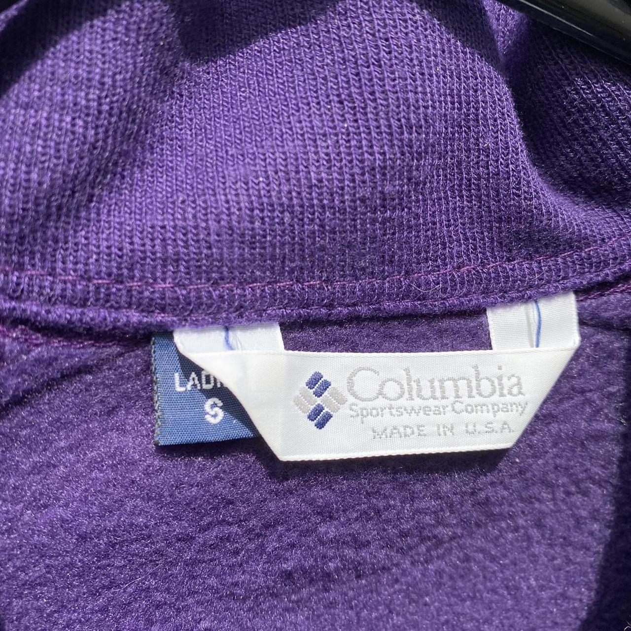 ‘90s Columbia fleece color-block zip-up jacket.... - Depop