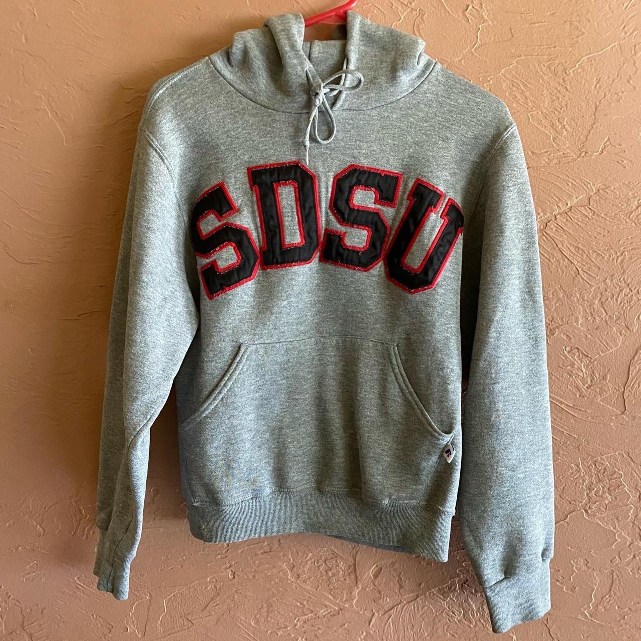‘90s San Diego State University hoodie. Size XS on a... - Depop