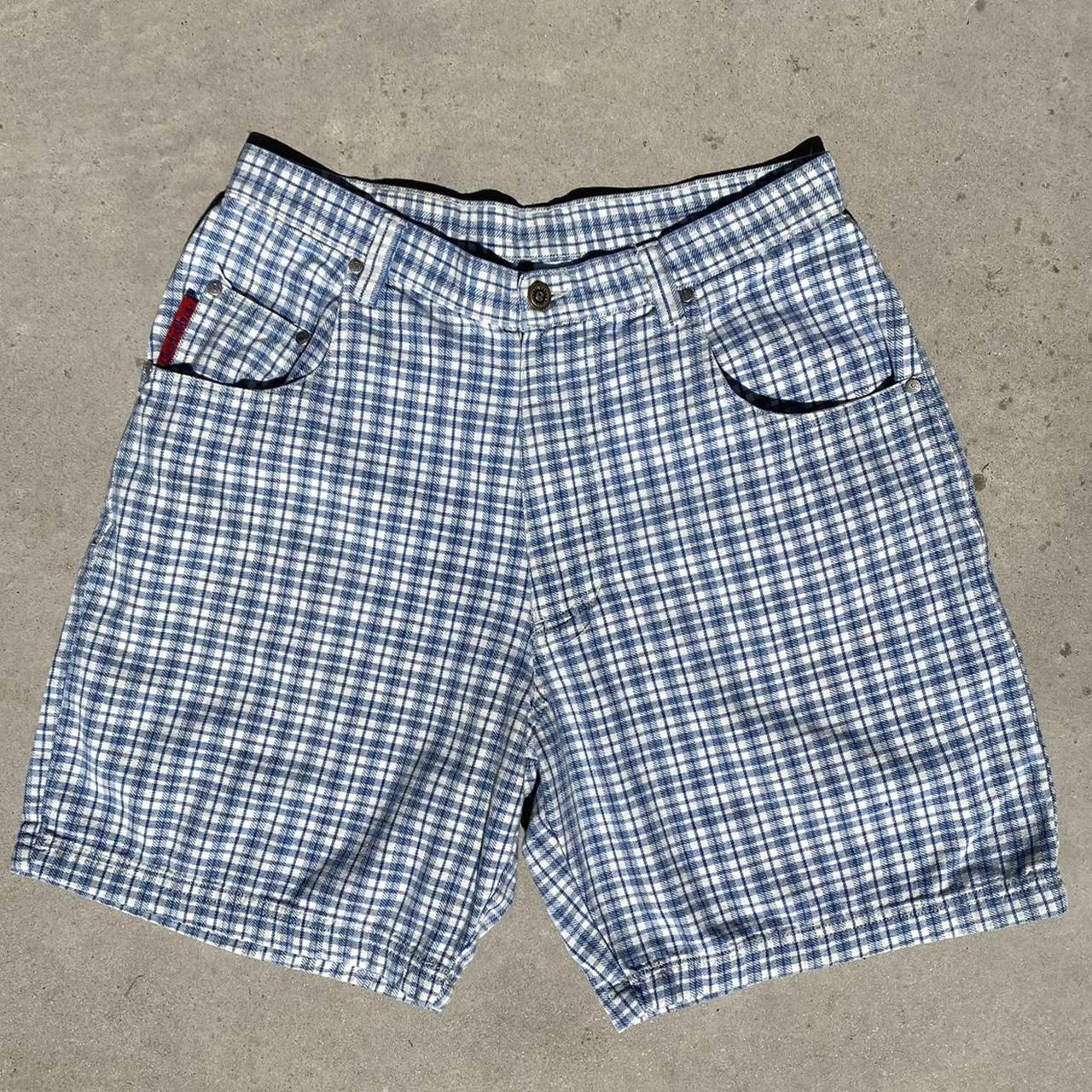 Gotcha Men's Blue and White Shorts | Depop