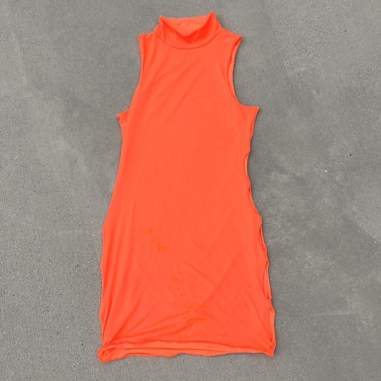 Tiger Mist Women's Orange Dress Depop