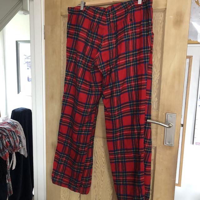 Navy blue jack wills leggings / pj bottoms with - Depop