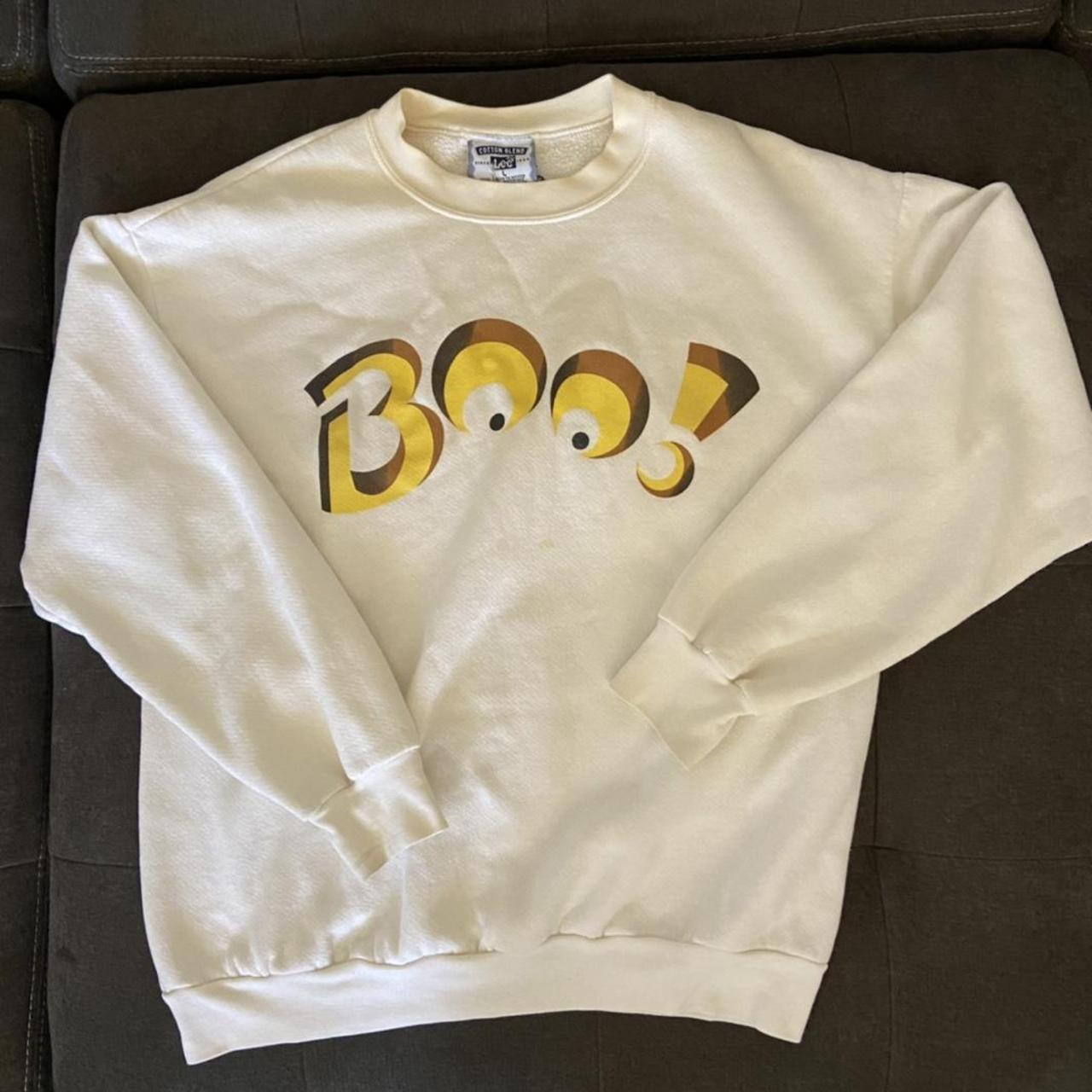 Vintage 90s Boo Sweatshirt , top to bottom: 27...