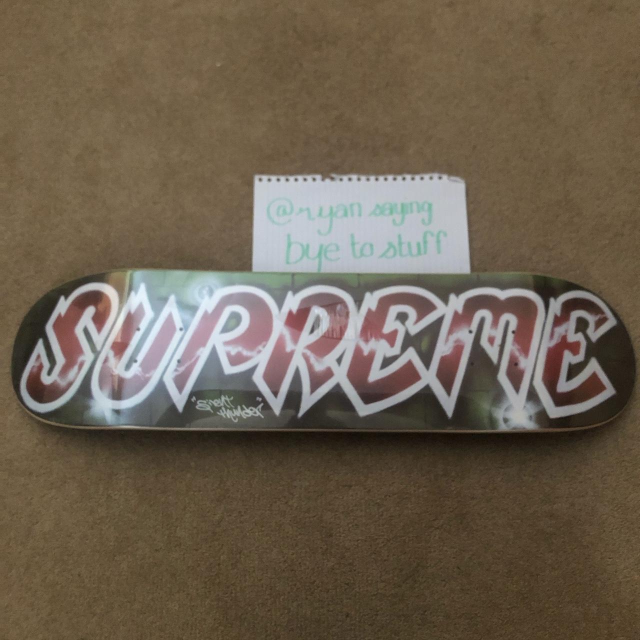 Supreme Lee Logo red Skateboard Supreme SS18... - Depop