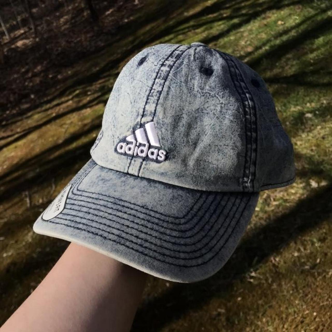 adidas women’s acid wash “ denim “ baseball