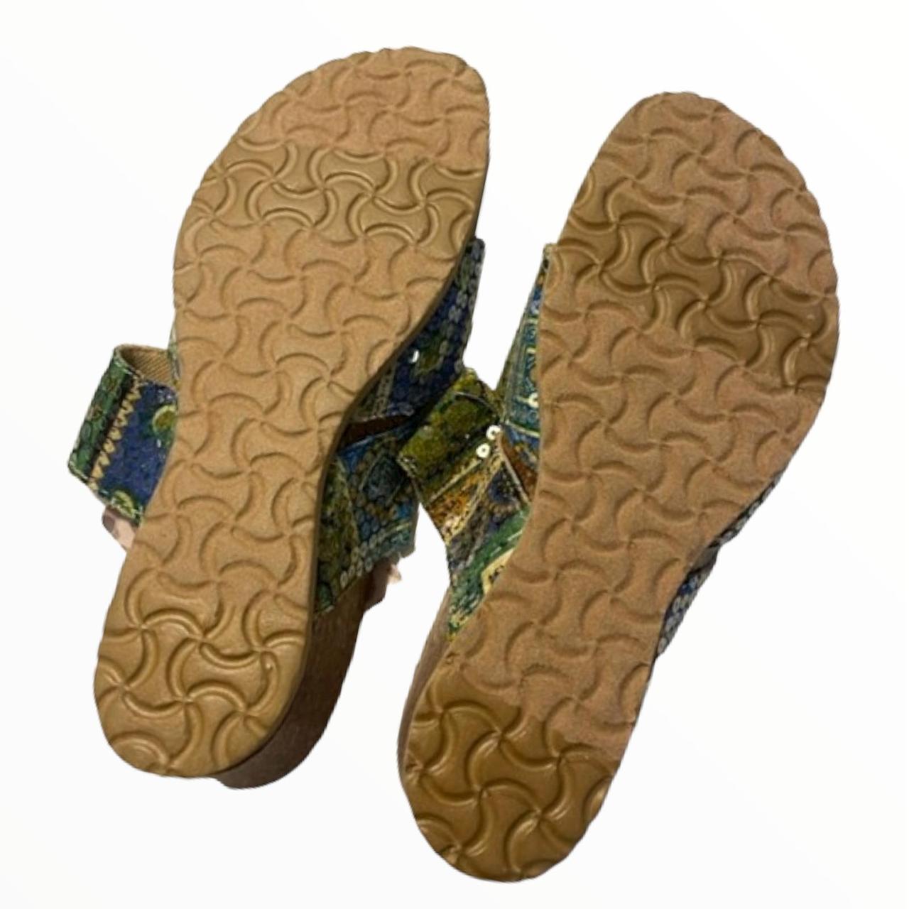 Muk Luks Women's Blue Sandals (3)
