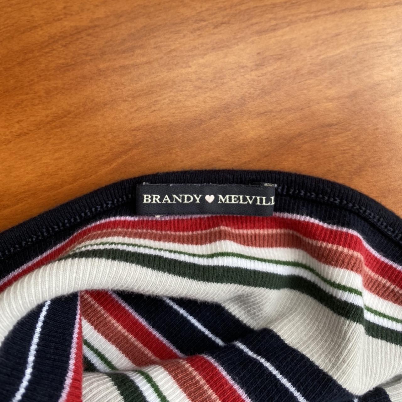 Brandy Melville Women's Navy and Green | Depop