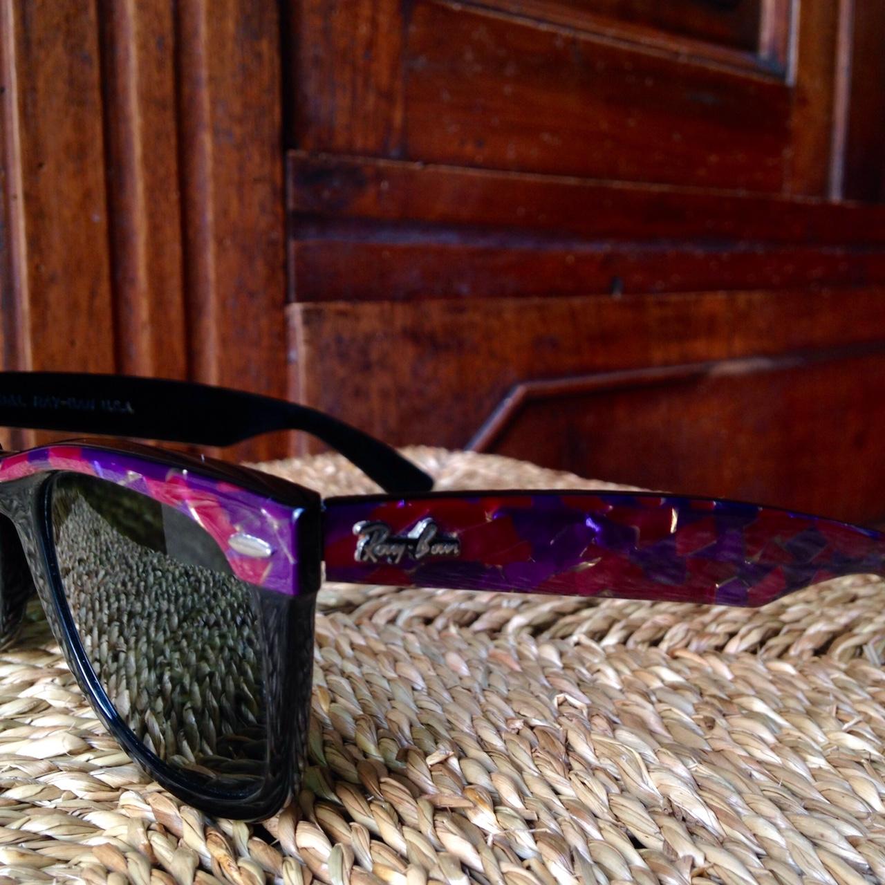 Original Ray Ban B&L USA Wayfarer Mosaic... - Depop