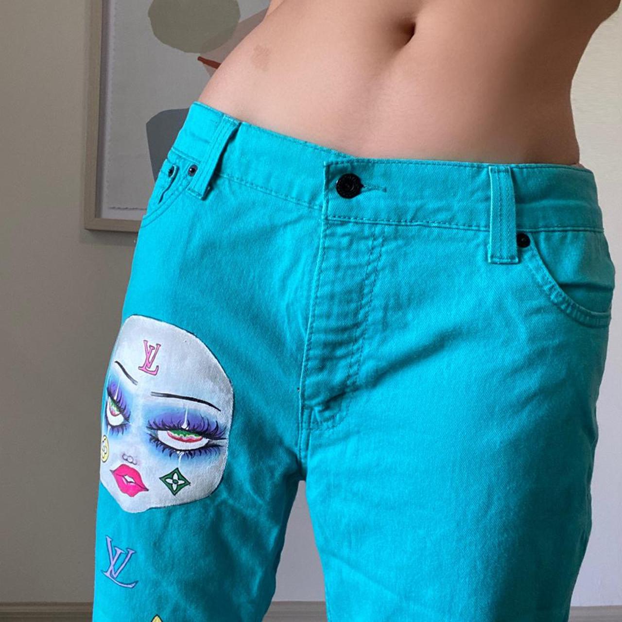 lv painted jeans｜TikTok Search