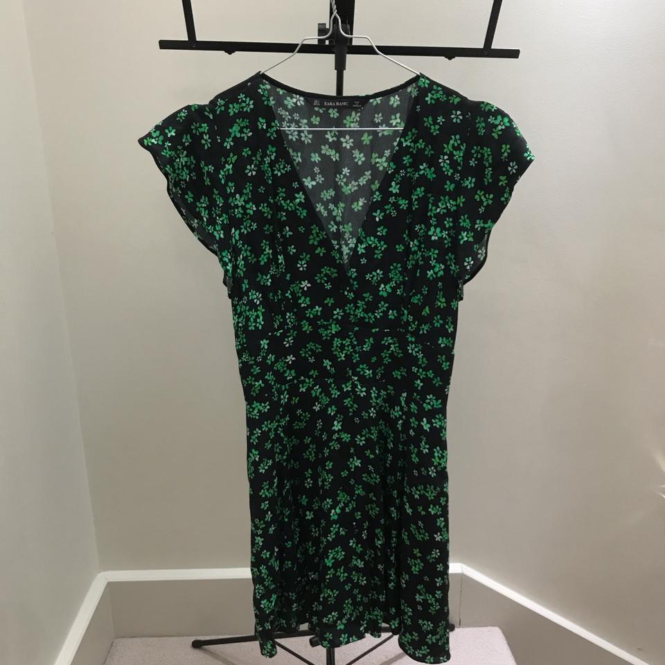 zara floral tea dress