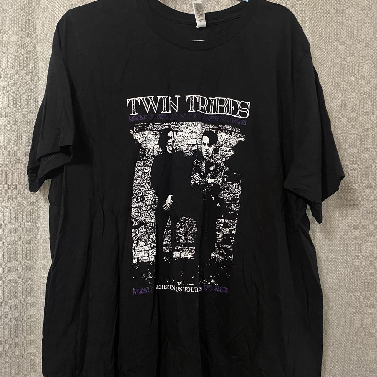 TWIN TRIBES 2021 TOUR TEE SECOND PHOTO IS BACK.... - Depop