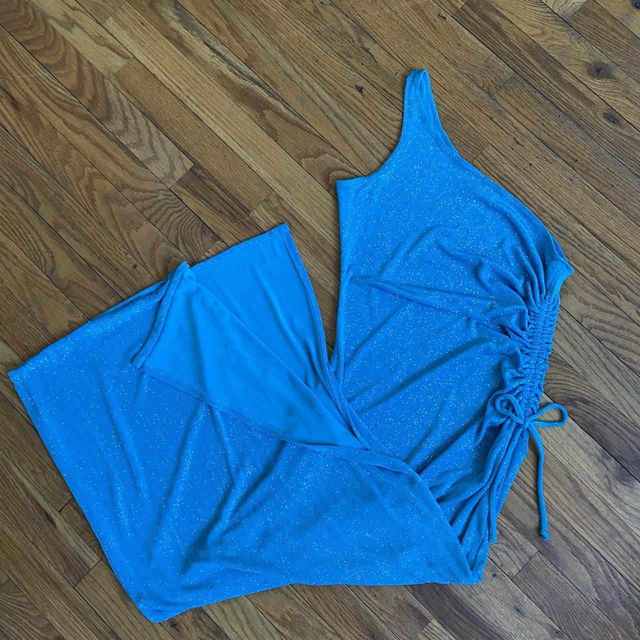 😇 One shoulder gown with side ruching 😇 This dress... - Depop