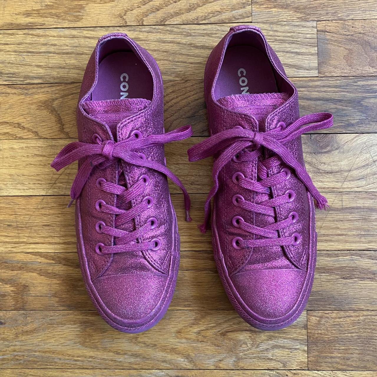 pink monochrome converse