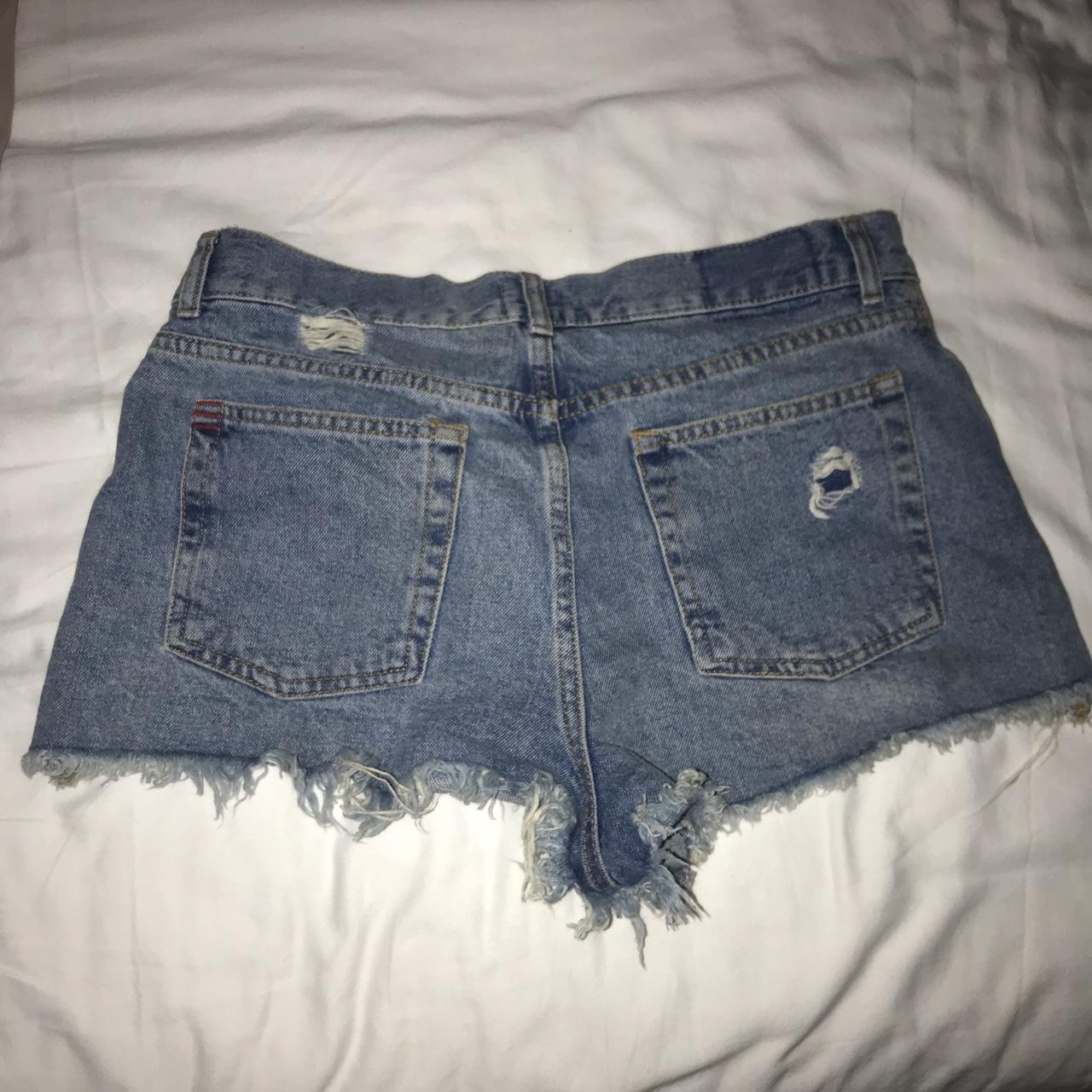 Urban outfitters barely worn ripped jean shorts - Depop