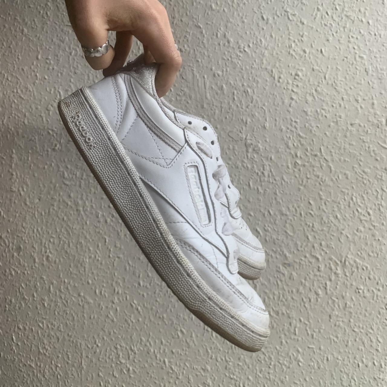 Reebok club c 85 trainers in white