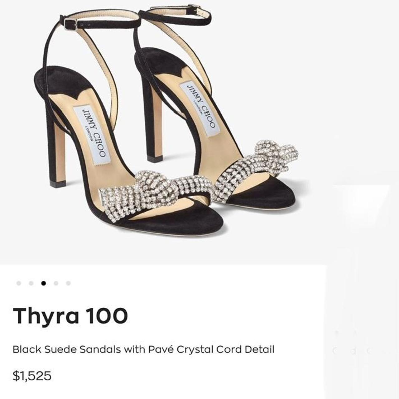 Heeled Thyra 100 Jimmy Choo Jimmy Choo Thyra 100 Sandal Black