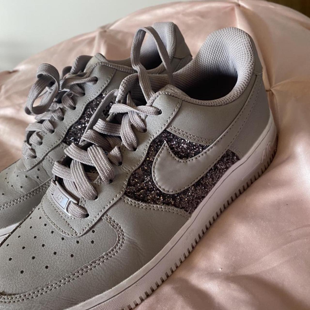 grey glitter air force
