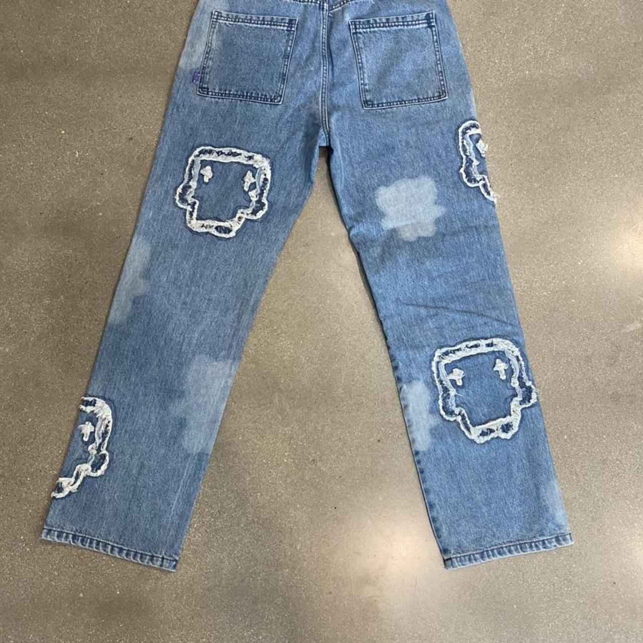 Taka OG Teddy Bear Denim Jeans Worn Once Fit Too... - Depop