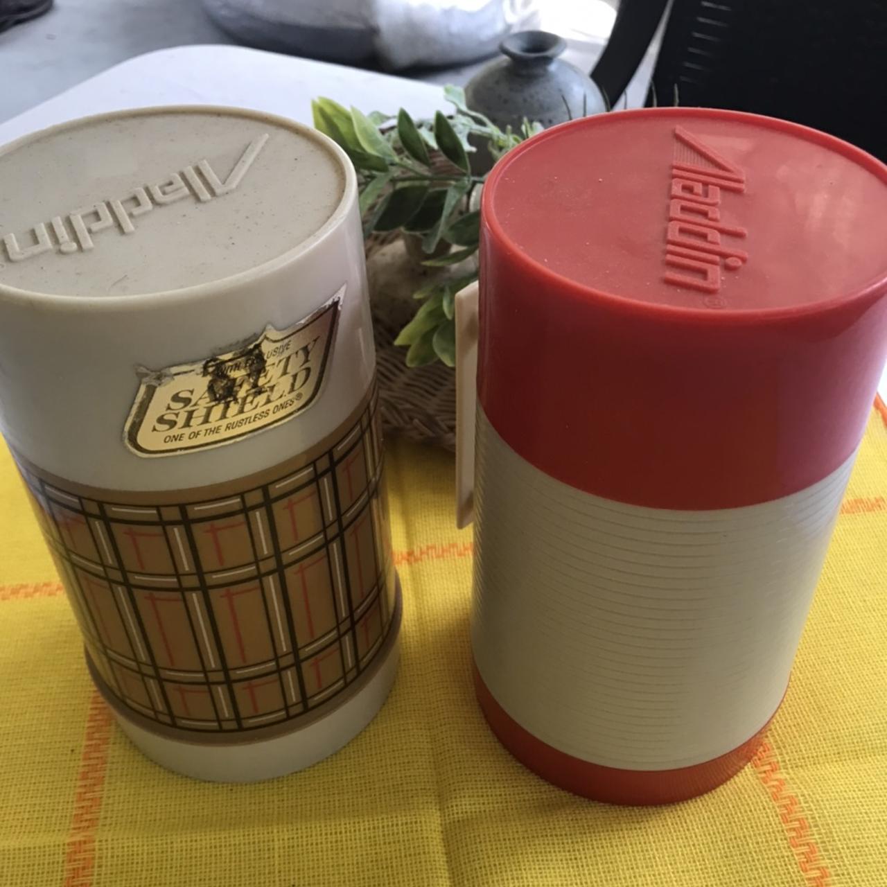 Vintage Aladdin Vanguard Thermos Quart Bottle Red - Depop