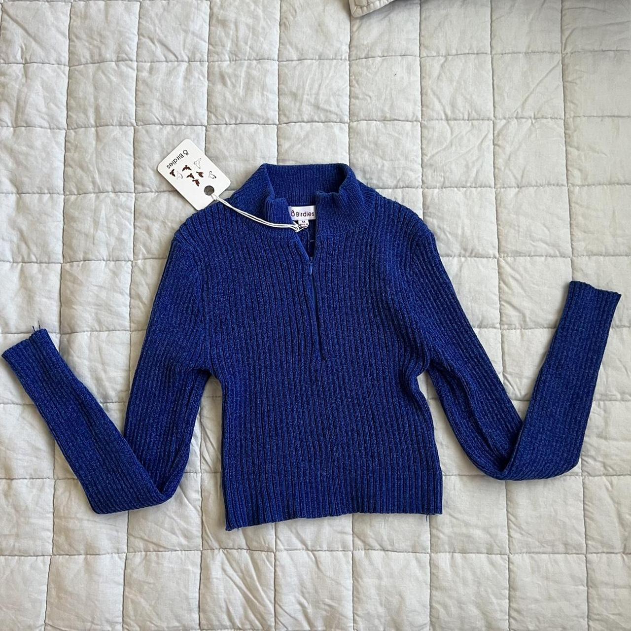 Verge Girl Women's Blue Jumper Depop
