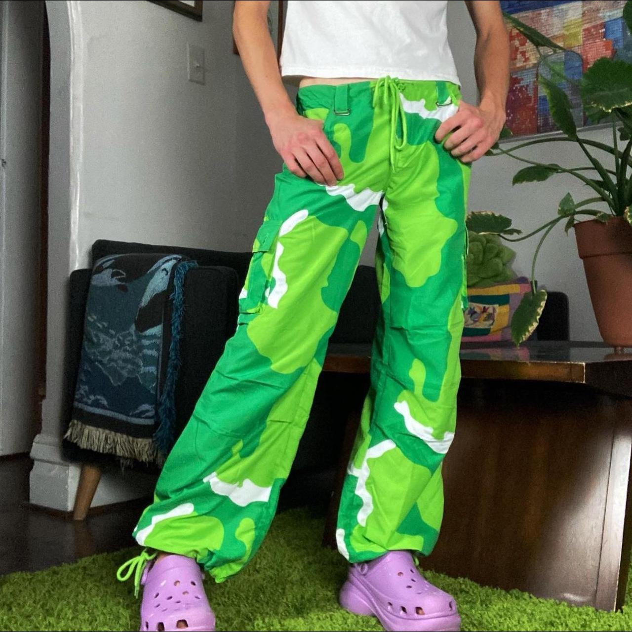 y2k archive ILLIG rave techno pants - ワークパンツ