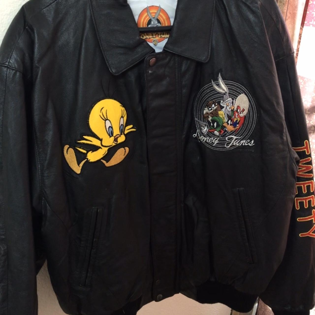 Tweety Bird online Leather Jacket