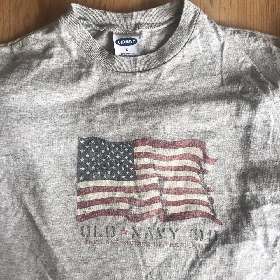 Get Old Navy American Tradition American Flag Vintage Shirt For