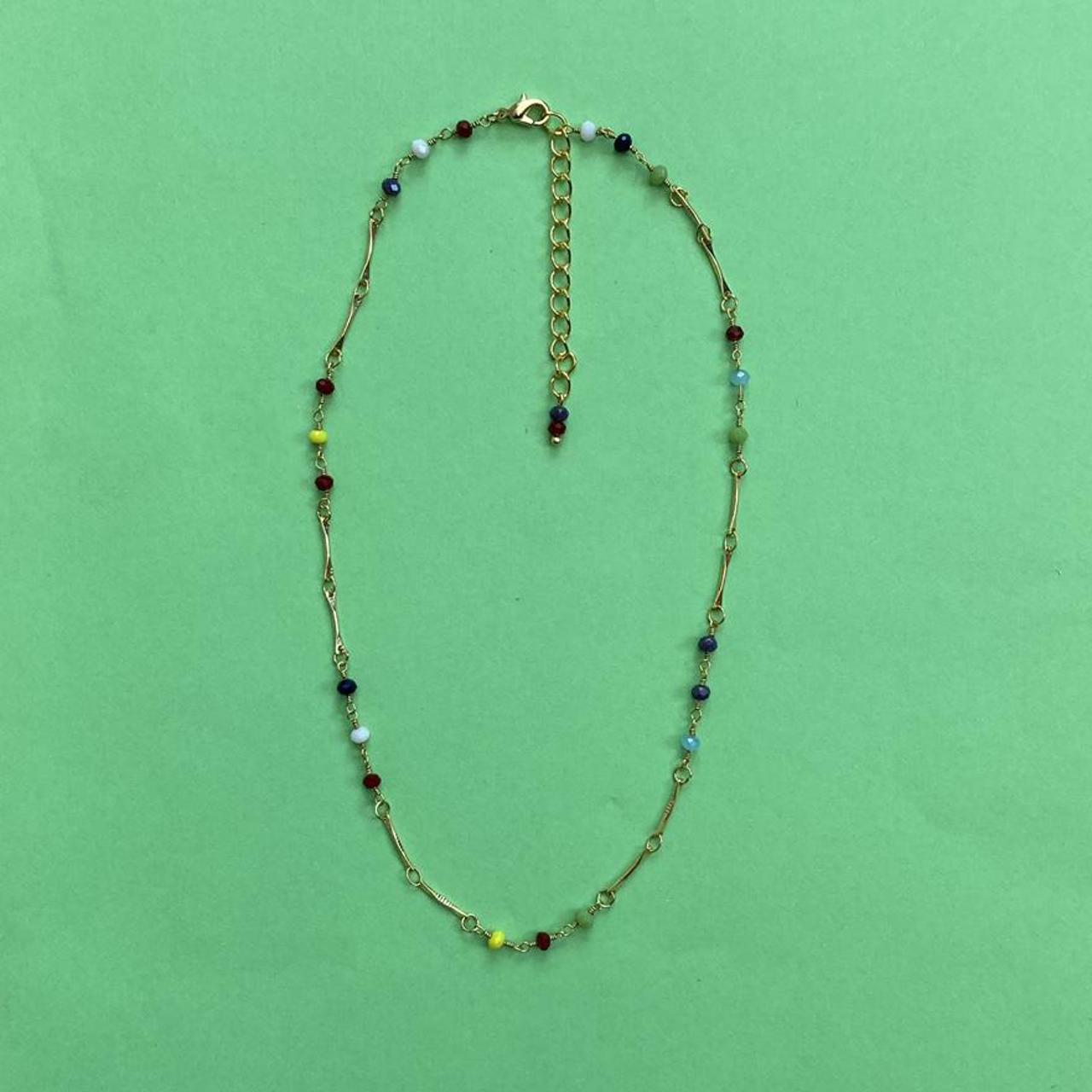 Product Image 3 - Gold plated beaded chain necklace