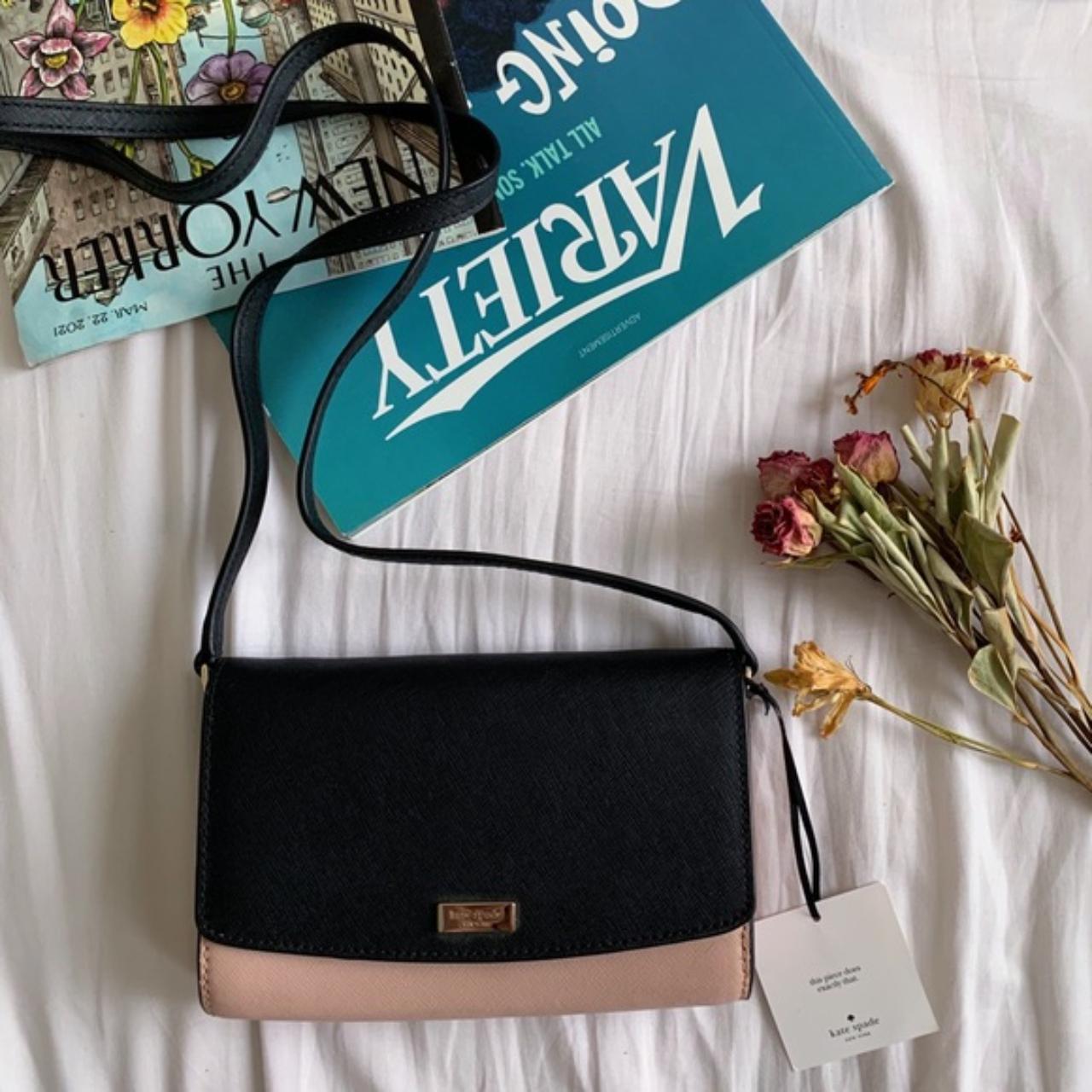 Kate Spade NWT Black Pink Addison Crossbody Bag