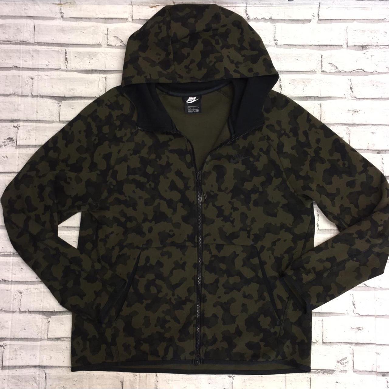 Nike Camouflage tracksuit zip fastening jacket &... Depop