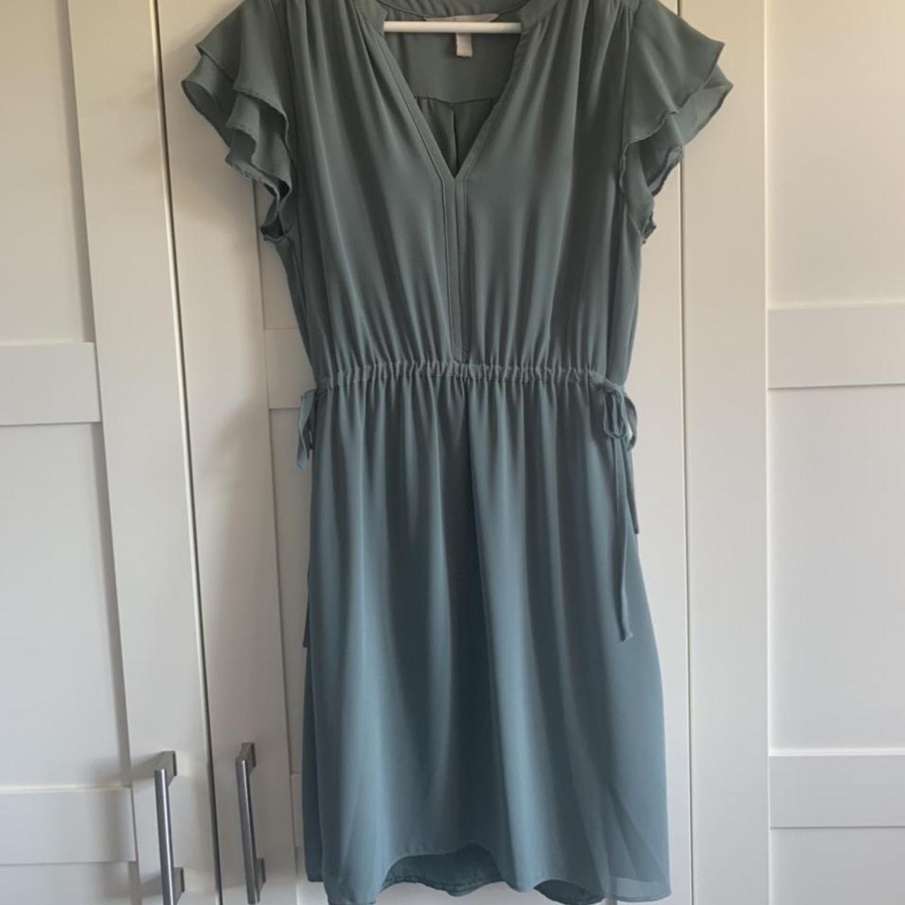 H&M Women's Green Dress | Depop