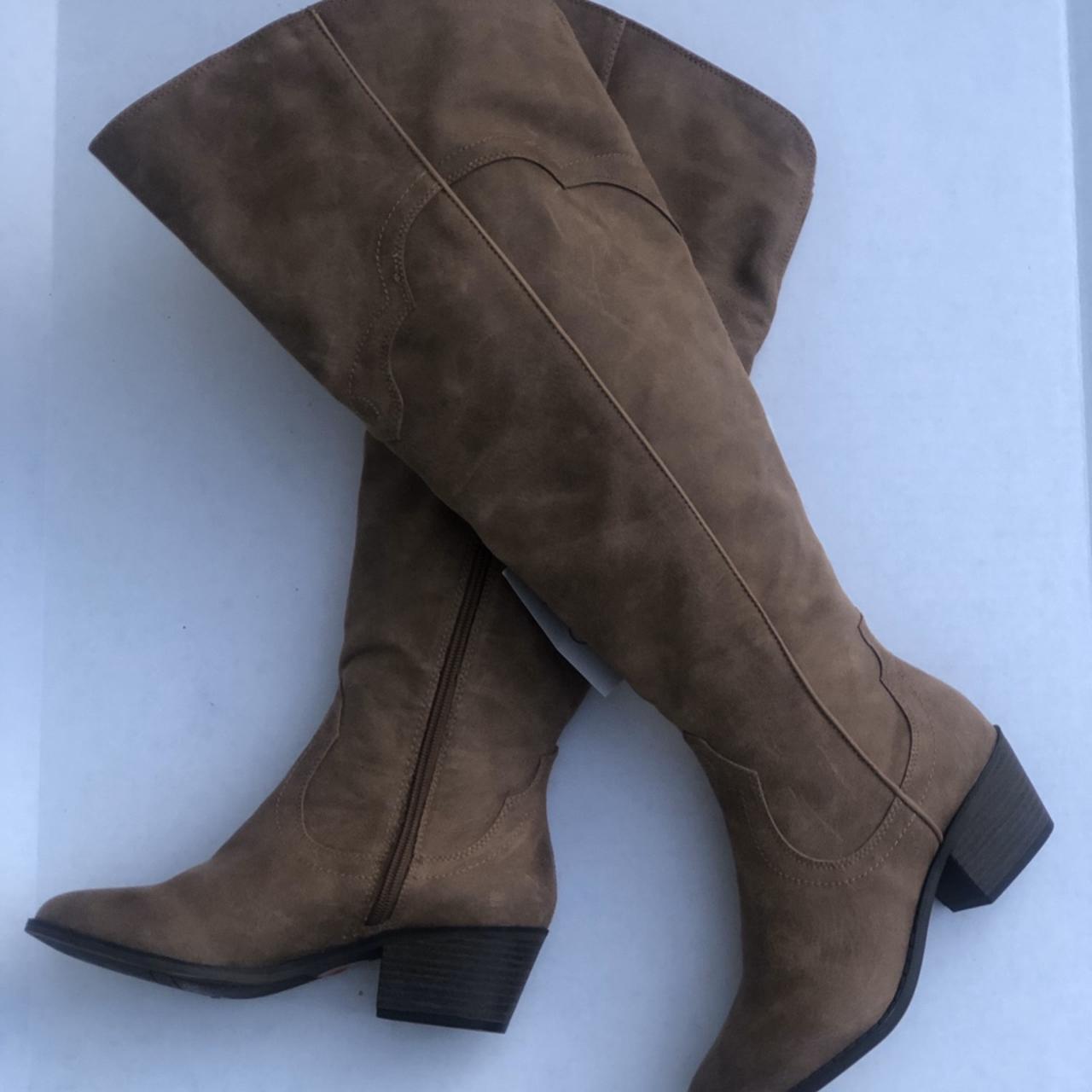 Fergalicious wide calf boots NEW NEVER WORN