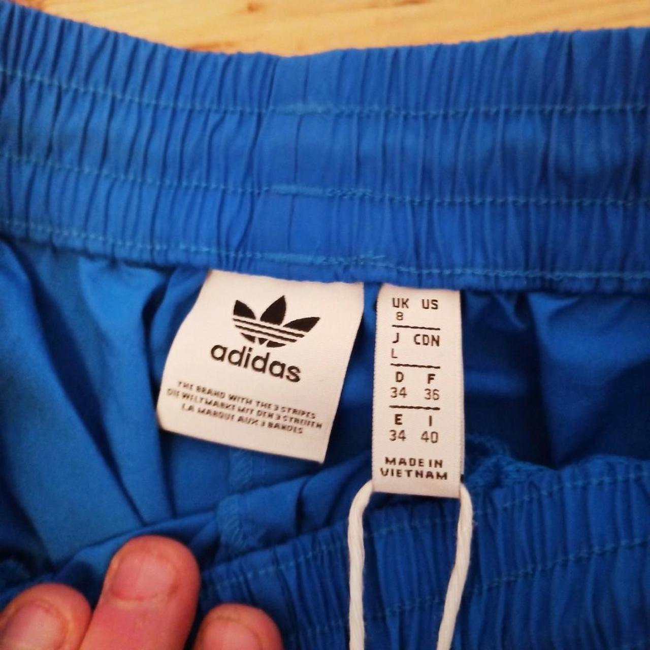 Adidas Jogger blue and white Never worn still with... - Depop