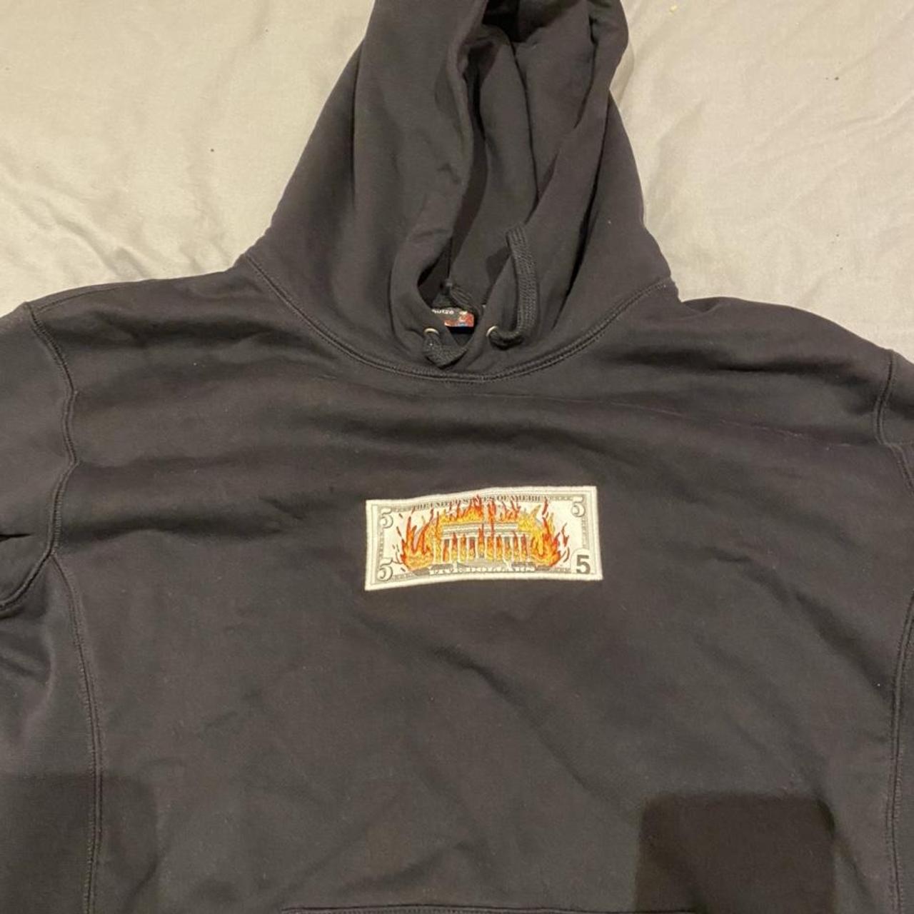 Derschutze ‘$5’ hoodie black, Size medium, but could...