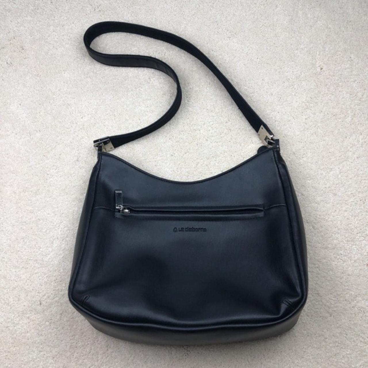 Liz Claiborne: Black Relaxed Shoulder Bag Good... - Depop