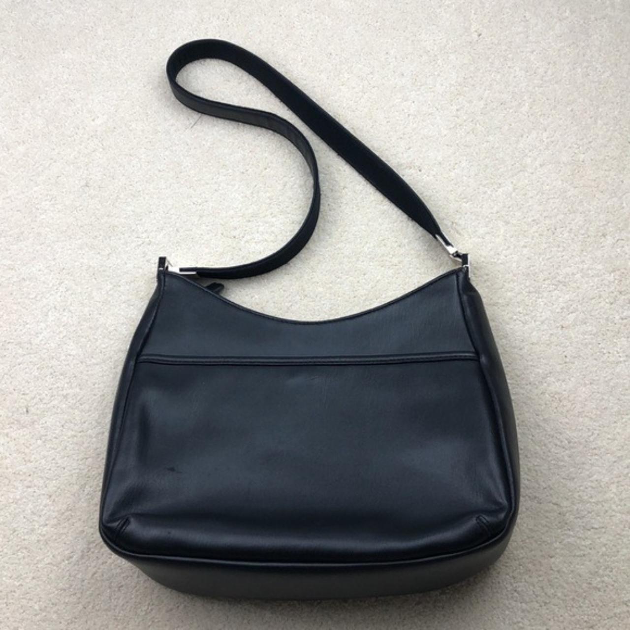 Liz Claiborne: Black Relaxed Shoulder Bag Good... - Depop