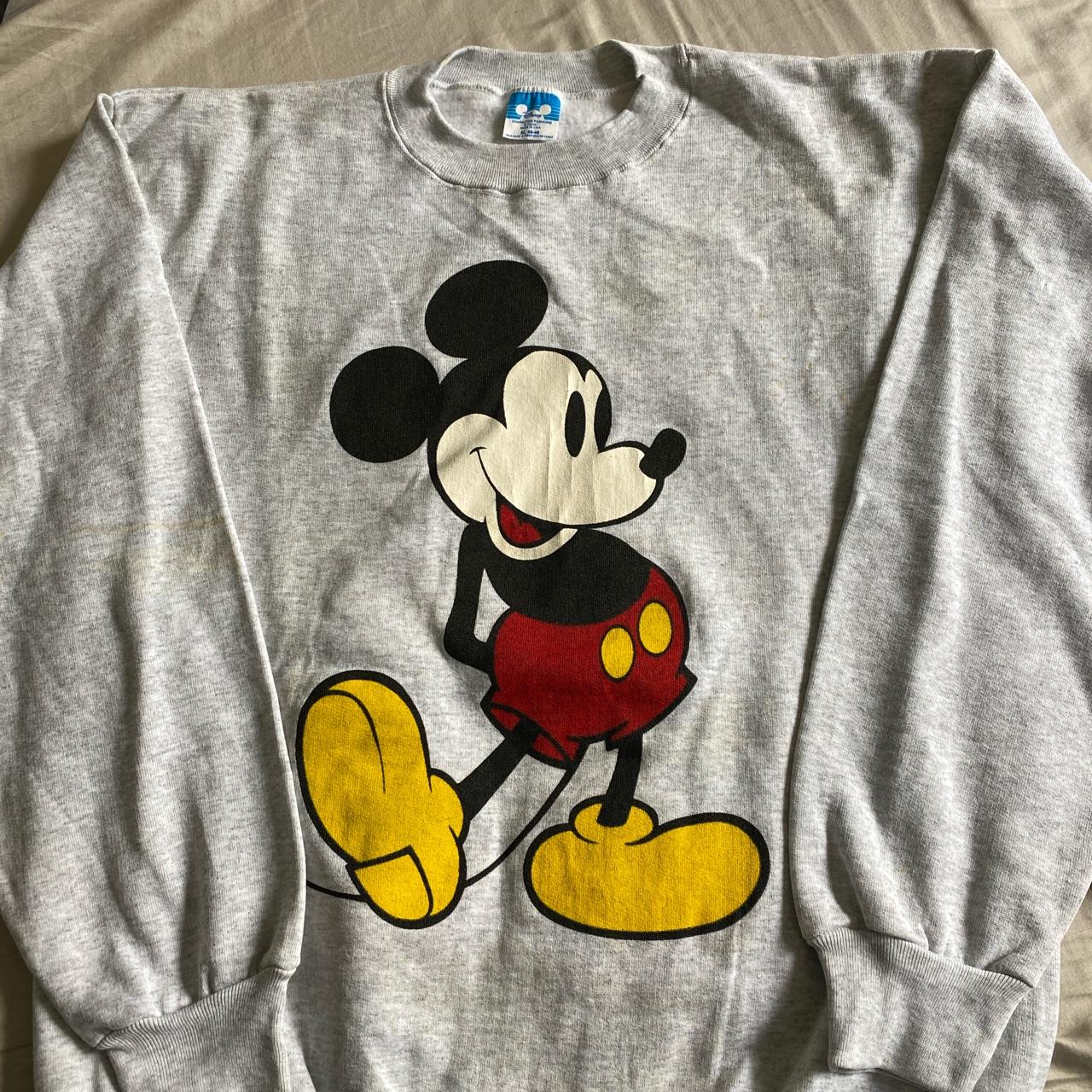 Vintage 80s Disney Mickey Mouse Sweatshirt Size Depop