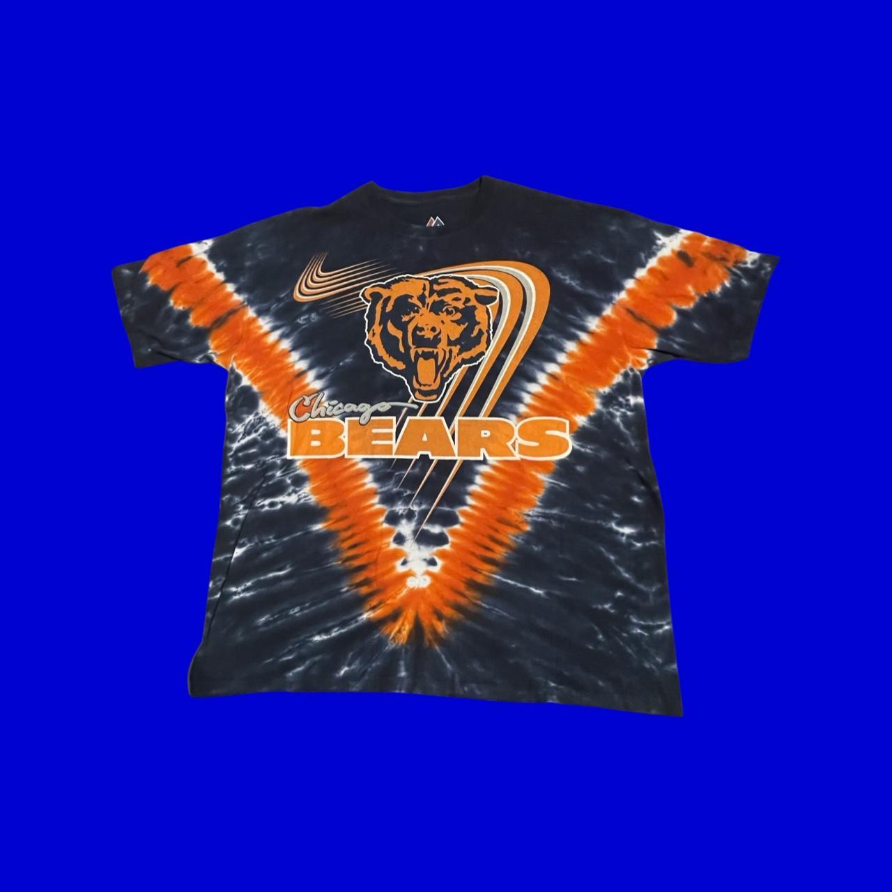 Vintage 90's Liquid Blue Chicago Bears NFL tie dye - Depop