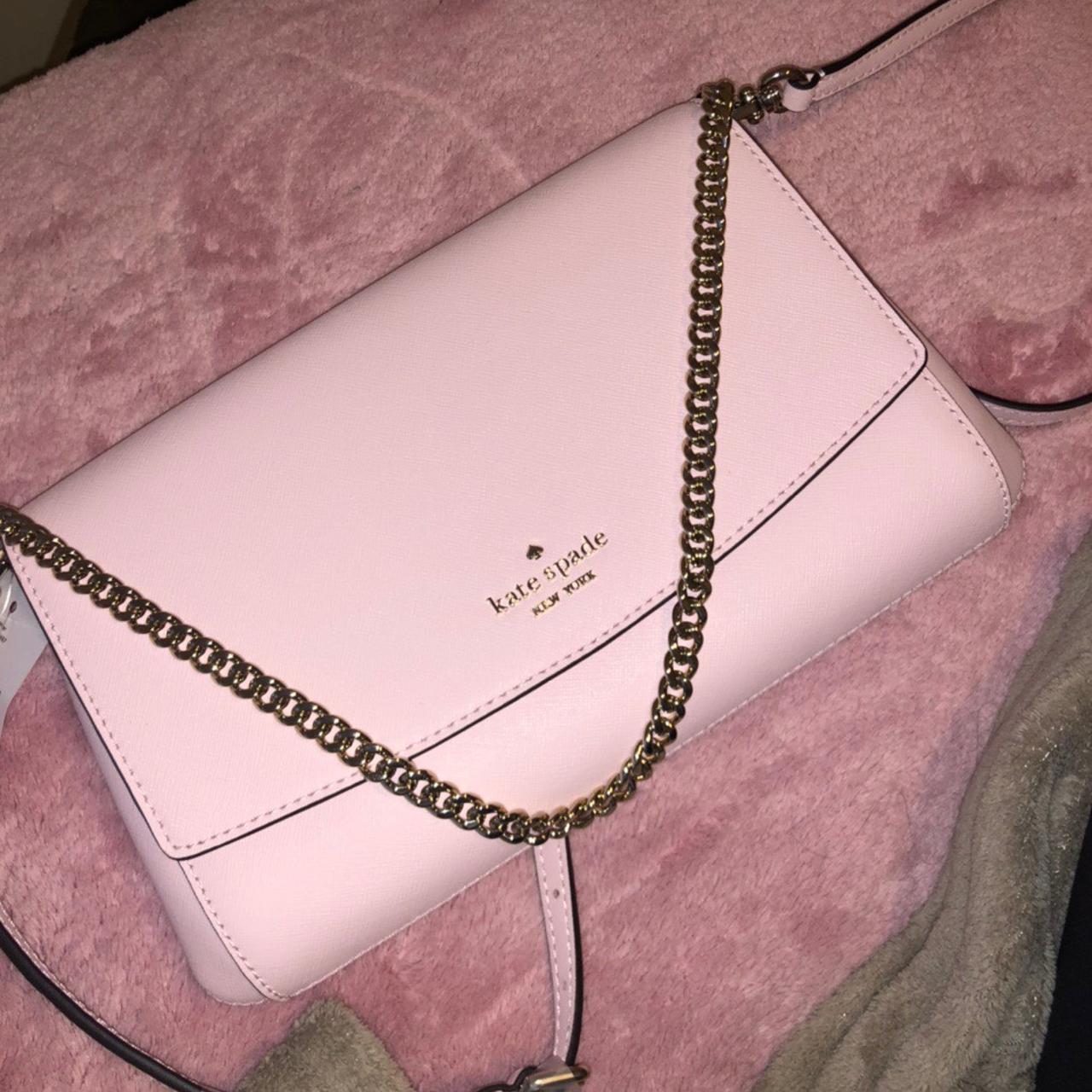 Kate Spade Madison Small Satchel Crossbody In Conch Pink | eBay