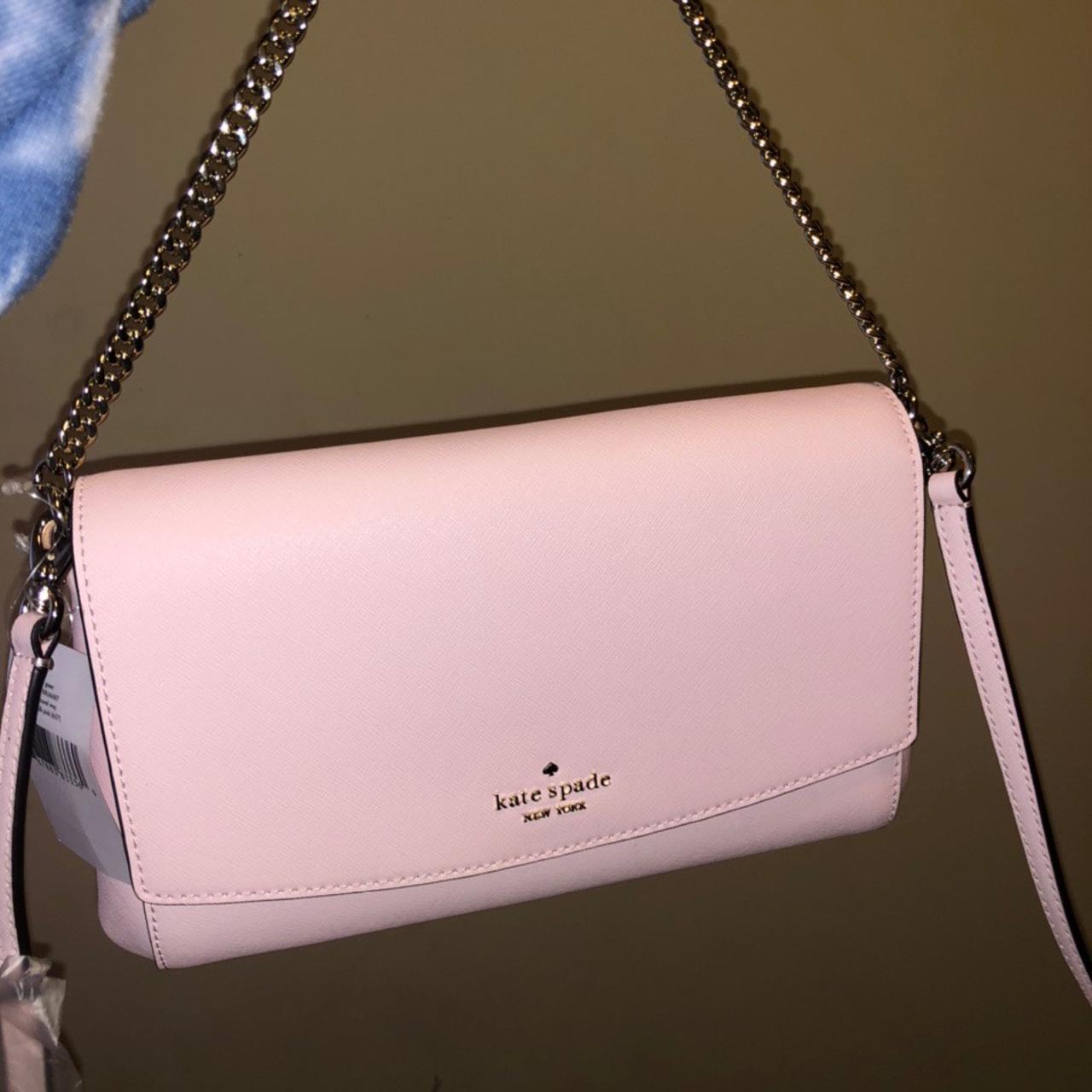 kate spade maroon/pink purse and matching wallet, no... - Depop