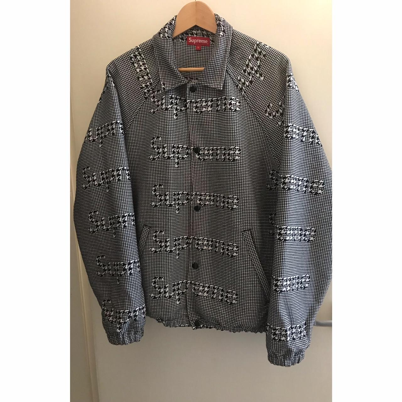 Supreme Houndstooth Logos Snap Front...