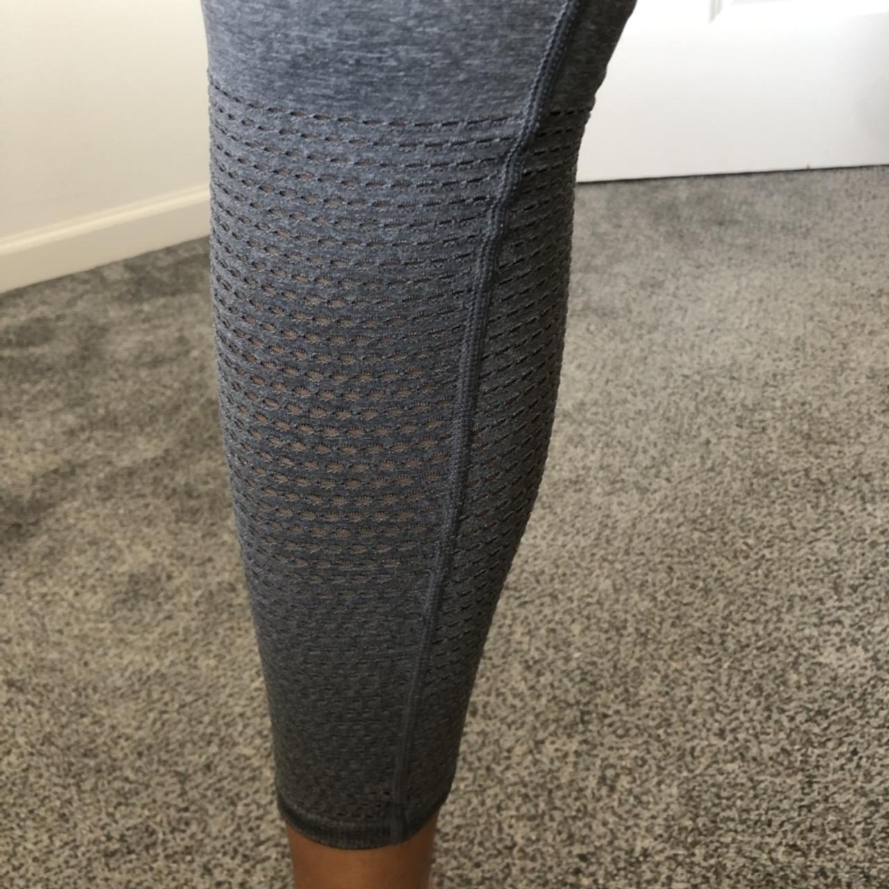 Fabletics two toned mesh leggings with - Depop
